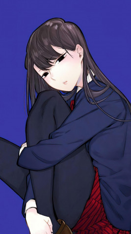 Komi Can T Communicate Mobile Background 1080x1920px