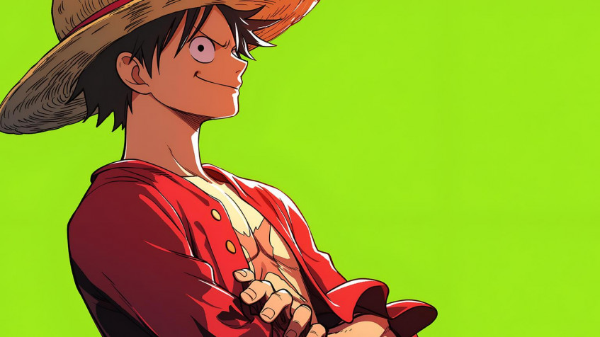 Monkey D Luffy Desktop Background 1536x864px