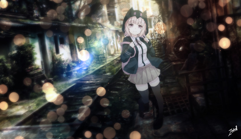 Chiaki Nanami Desktop Background 1920x1107px