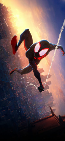 Miles Morales iPhone 11 Pro Wallpaper 1125x2436px