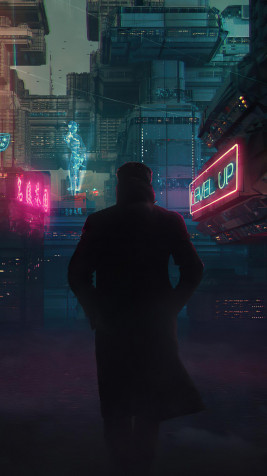 Cyberpunk iPhone Wallpaper Image 1080x1920px