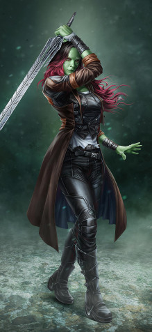 Gamora iPhone 11 Pro Wallpaper 1125x2436px