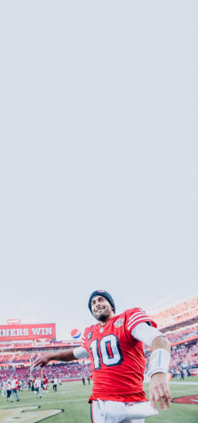 Jimmy Garoppolo Phone Background Image 902x1920px