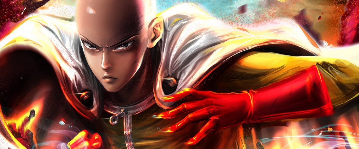 Saitama Desktop HD Background 7680x3200px