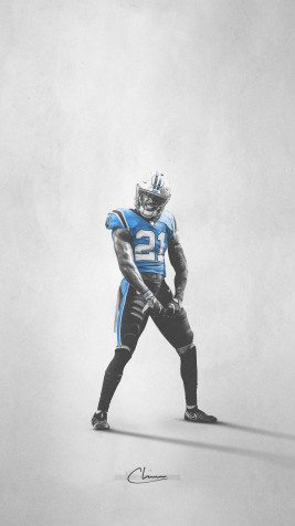 Carolina Panthers Phone HD Background 1152x2048px