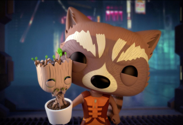 Baby Groot Desktop Background 3000x2051px