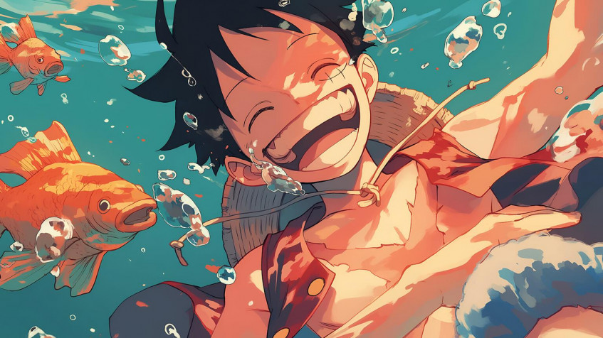 Monkey D Luffy MacBook Wallpaper 1536x864px