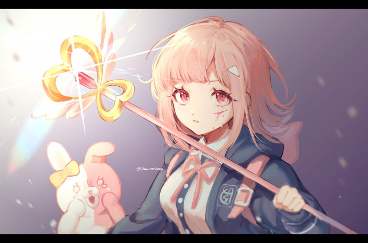 Chiaki Nanami Desktop HD Background 2048x1351px