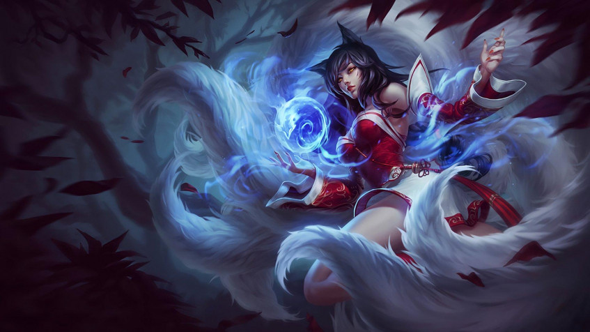 Ahri League Of Legends Full HD 1080p Wallpaper 1920x1080px