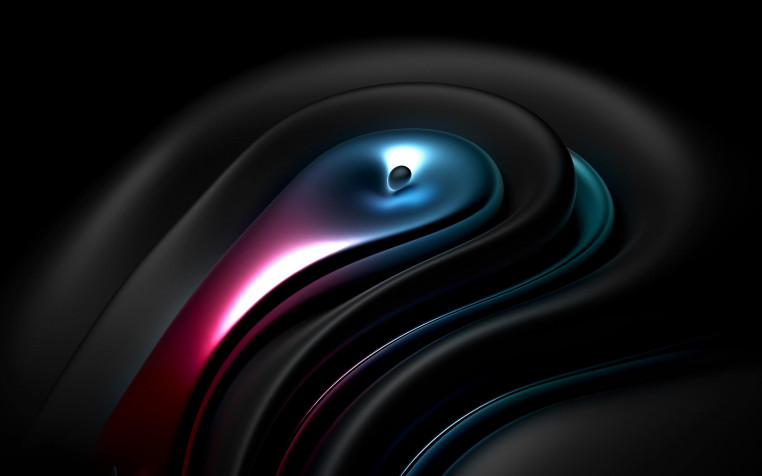 Black Abstract Retina Widescreen Wallpaper 2880x1800px