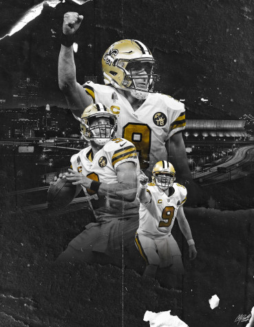 Drew Brees Wallpaper for Mobile 1920x2473px