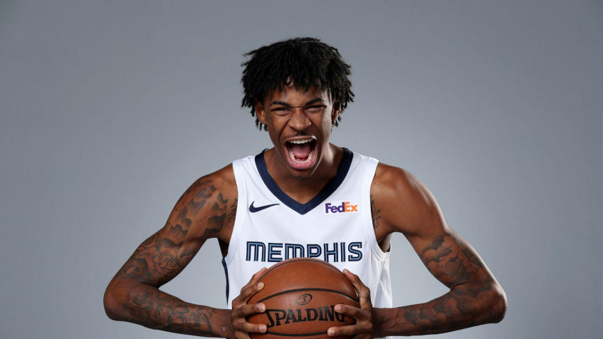 Ja Morant Wallpaper Image 1600x900px