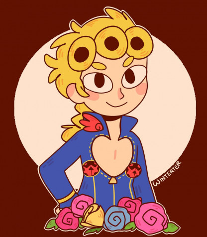 Giorno Giovanna Phone Background Image 1024x1170px