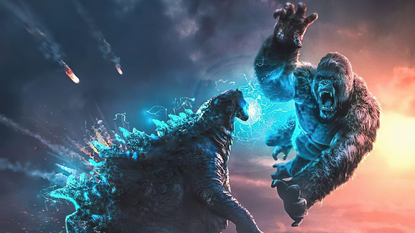 Godzilla Vs Kong Full HD 1080p Wallpaper 1920x1080px