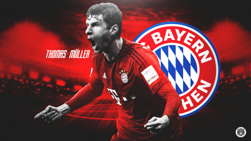 Thomas Muller Full HD 1080p Wallpaper 1920x1080px