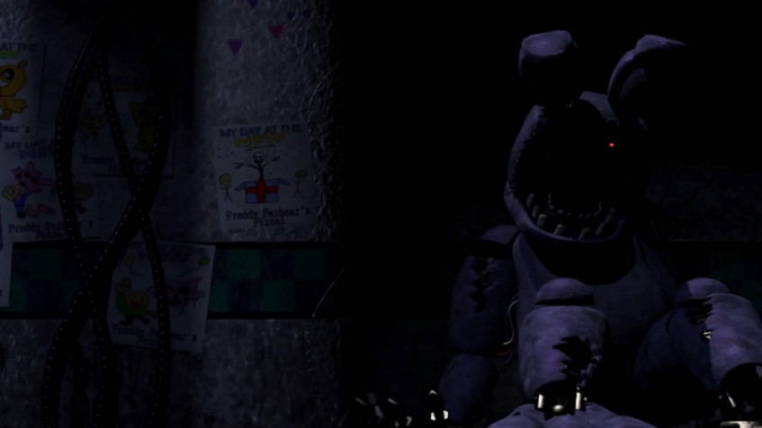 Nightmare Bonnie Full HD 1080p Wallpaper 1920x1080px