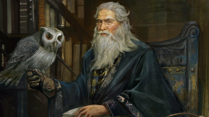 Dumbledore Full HD 1080p Wallpaper 1920x1080px