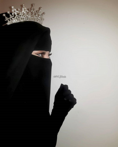 Islamic Hjab Girl Phone Wallpaper 1080x1350px