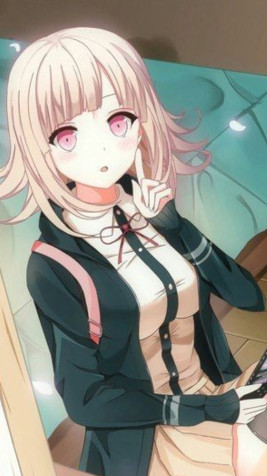 Chiaki Nanami Phone Wallpaper 800x1422px