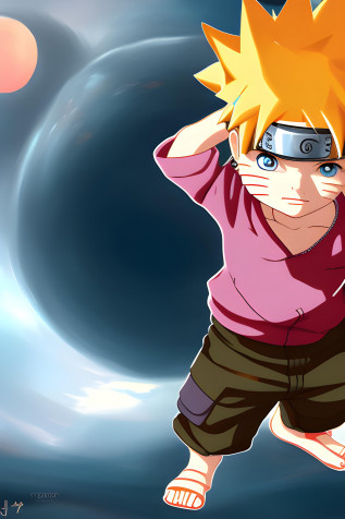 Child Naruto Wallpaper for Mobile 2048x3072px