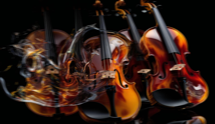 Violin MacBook Background 3960x2292px