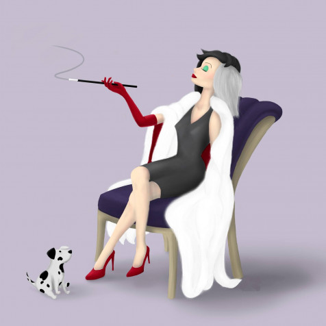 Cruella iPhone Wallpaper Image 1920x1920px