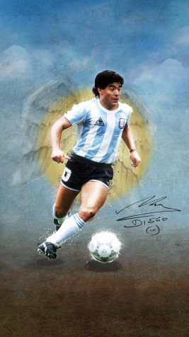 Maradona Wallpaper for Mobile 1080x1920px