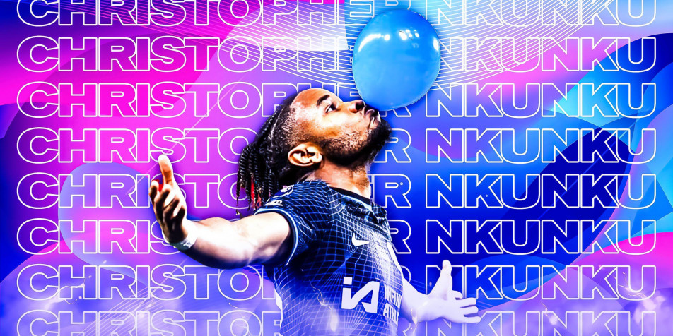 Christopher Nkunku Desktop Background 3000x1500px