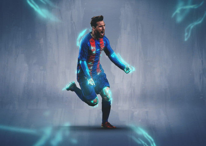 Messi HD Background 3840x2721px