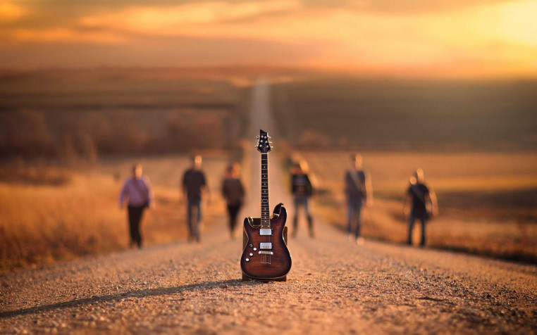 Guitar Widescreen HD Wallpaper 1920x1200px