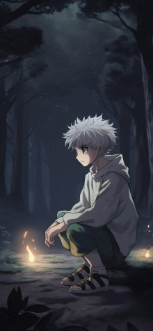 Killua Android Wallpaper Image 1183x2560px