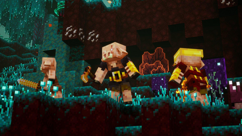 Minecraft Dungeons Full HD 1080p Wallpaper 1920x1080px