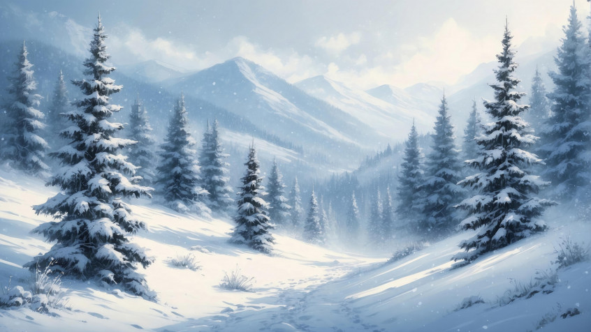 Winter 4k UHD Wallpaper 3840x2160px