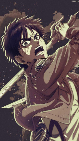 Eren Yeager iPhone Wallpaper 1080x1920px