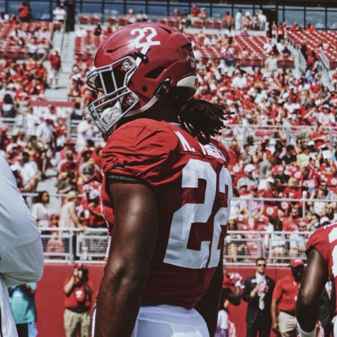 Najee Harris Wallpaper for Mobile 1080x1080px