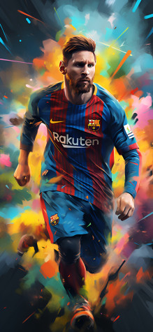 Messi 2024 Phone Background Image 1181x2560px