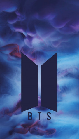 Bts Logo Wallpaper for iPhone 1093x1920px