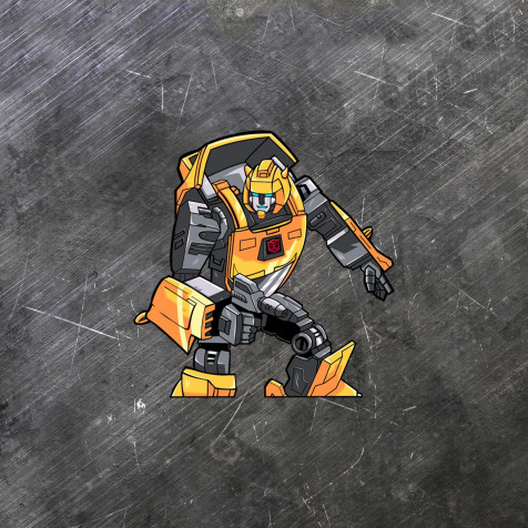 Bumblebee iPhone Wallpaper 2048x2048px