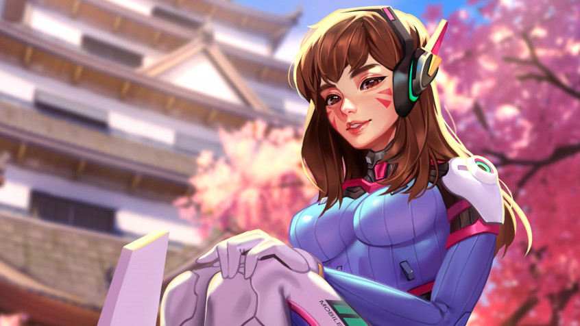 Dva Overwatch 4k UHD Wallpaper 3840x2160px