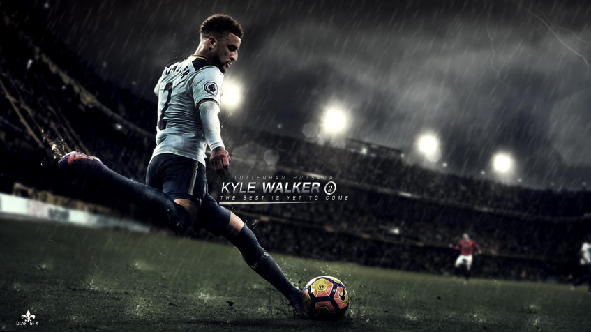 Kyle Walker Full HD 1080p Wallpaper 1920x1080px