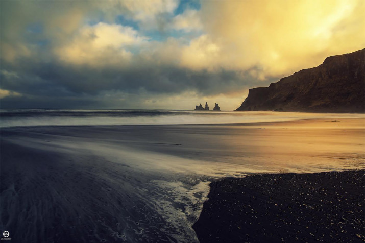 Reynisfjara Iceland Desktop HD Background 1400x933px