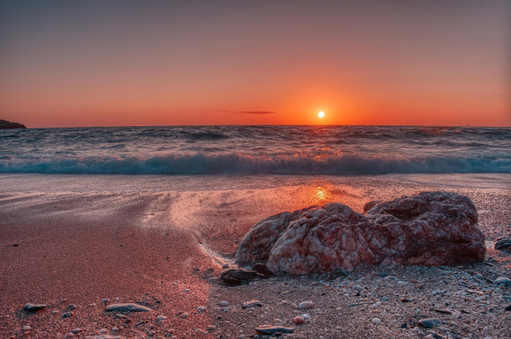 Ocean Sunset MacBook Background 3840x2548px