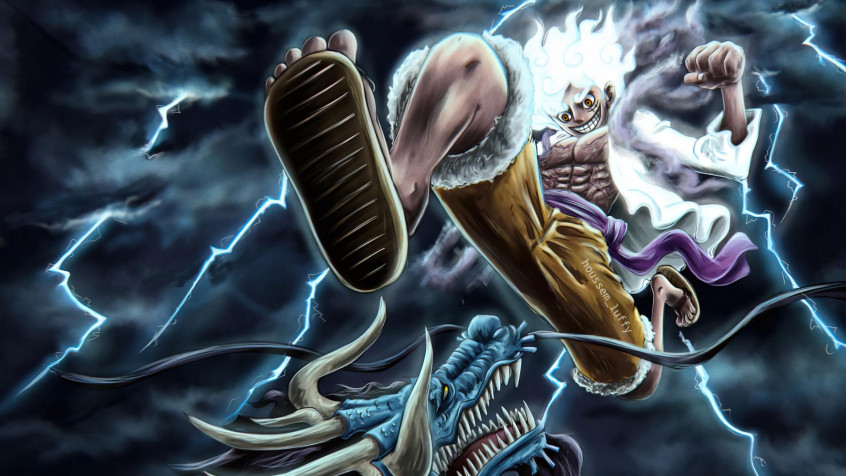 Gear 5 Luffy 2k QHD Wallpaper 2560x1440px