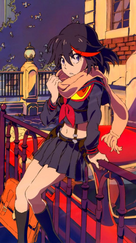 Kill La Kill Mobile Background 1080x1920px