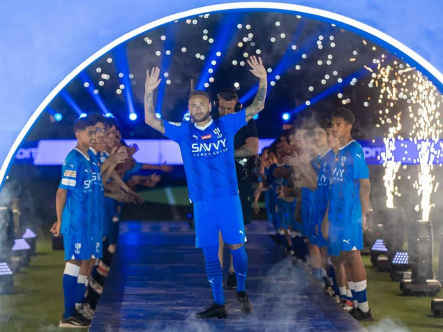 Neymar Al Hilal Desktop HD Wallpaper 1200x900px