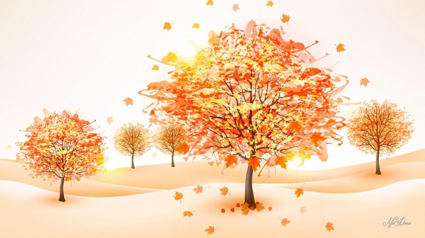 Cute Fall Full HD 1080p Wallpaper 1920x1080px