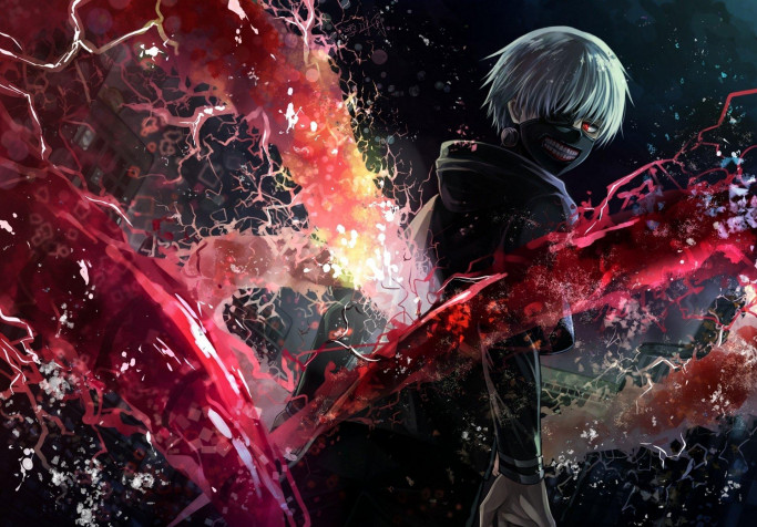 Ken Kaneki HD Background 1920x1338px