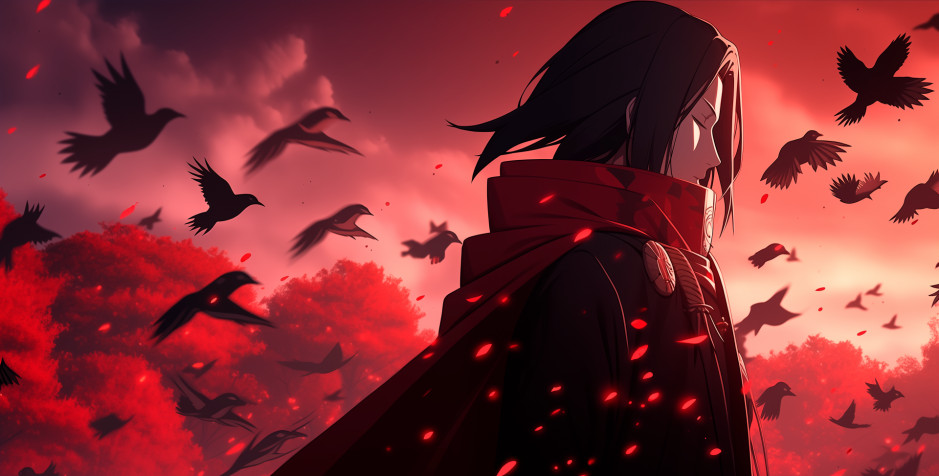 Itachi Uchiha Hd Background Image 1920x974px