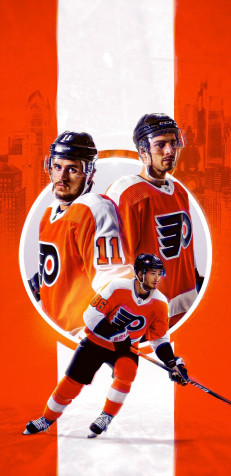 Philadelphia Flyers Phone Background 996x2048px