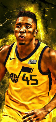 Donovan Mitchell Wallpaper 736x1592px